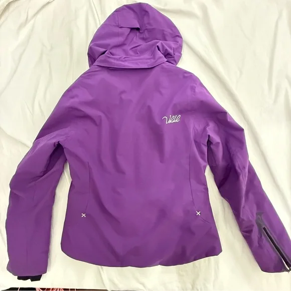 Völkl Women’s Ski Snowboard Winter Sport Jacket Purple Sensortex 10K Size 10
